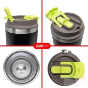Rox Camping 0193 Pipetli Kahve Termosu 0.48 Lt - Siyah