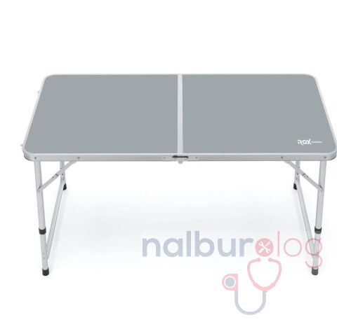 Rox Camping 0311 Yükseklik Ayarlı Katlanır Kamp Masası 120x60 cm
