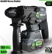 VOLTZ VZHD-20 AKÜLÜ KIRICI DELİCİ MATKAP 20V-5Ah