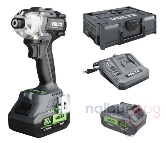 VOLTZ VZSD-20 Akülü Torklu Vidalama 20 Volt Çift Akülü 5 Ah 1/4 Soket