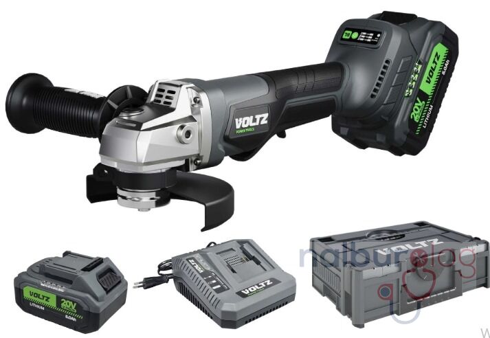 VOLTZ VZAG-20 Akülü Avuç Taşlama 20 Volt 5 Amper Çift Akülü
