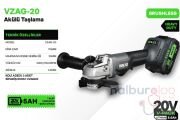 VOLTZ VZAG-20 Akülü Avuç Taşlama 20 Volt 5 Amper Çift Akülü