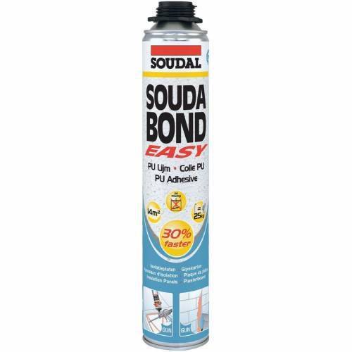 Soudal Soudabond Easy GUN Tabancalı Mantolama Şişmeyen Köpük 750 ML
