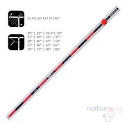 Hultafors 253501 PS120 Alüminyum Ayarlı Gönye 120 cm