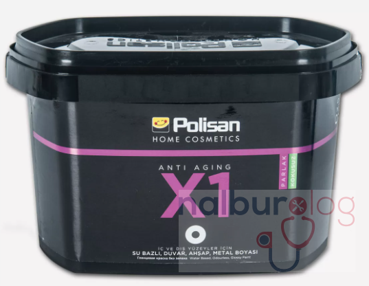 Polisan X1 Amerikan Panel Kapı Boyası 2.5 Lt Beyaz 001