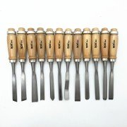 ROX WOOD 12 PARÇA TOKMAK TİP AHŞAP OYMA SETİ