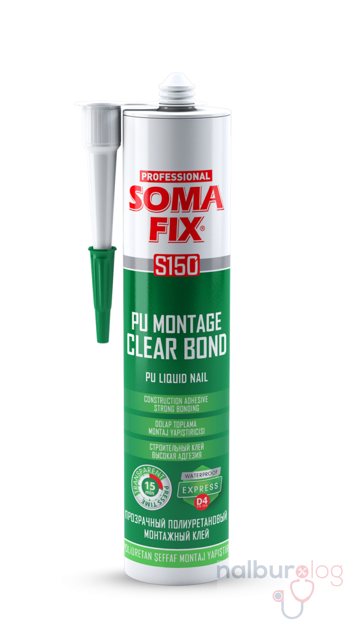 Somafix Montaj Yapıştırıcı Sıvı Çivi Şeffaf 400gr