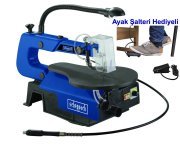 Scheppach Deco-Flex Dekupaj Kıl Testere + Ayak Şalteri Hediyeli