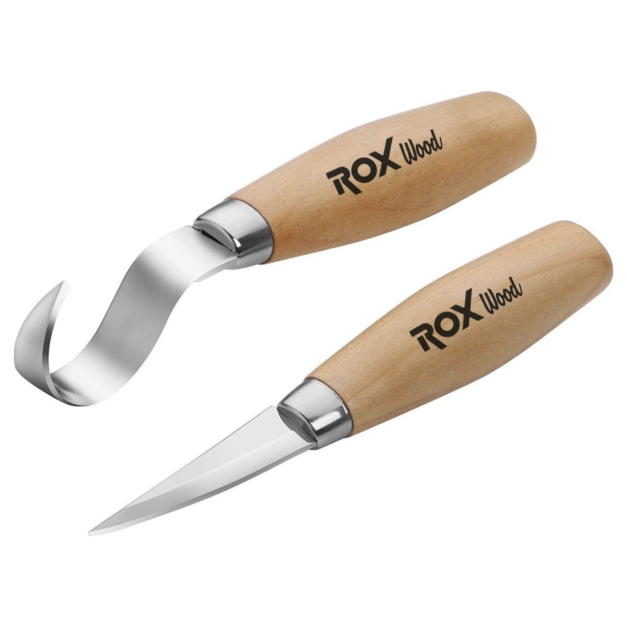 ROX WOOD 153ROX184505 2 PARÇA KAŞIK OYMA BIÇAK SETİ
