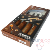 NAREX 863202 Premium Marangozcu Düz Iskarpela Seti 4 Parça