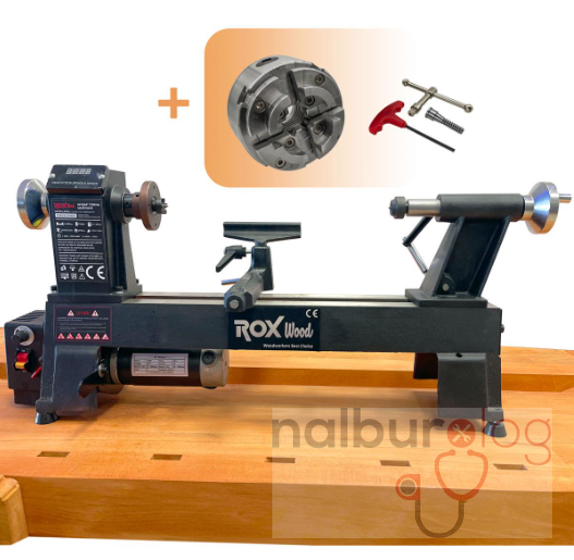 Rox Wood 0179 Devir Ayarlı Ahşap Torna Makinası 750 Watt