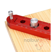 Rox Wood 0165 Ahşap İçin Alüminyum Dairesel İşaretleme Cetveli
