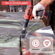 Rox 0185 Şarjlı Matkaplar İçin Metal Plaka ve Sac Kesme Aparatı