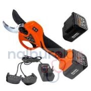 Max Extra MX8035 16.8V 4Ah 2 Akü ve Takım Yedek Bıçaklı Akülü Budama Makası