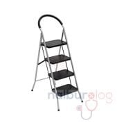 Saraylı Pratik Lüks Mega Metal Merdiven 4 Basamaklı