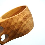 Rox Wood 001 Desenli  Kuksa Ahşap Bardak