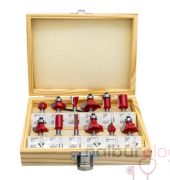 Rox Wood 0309 Ahşap Freze Seti 12 Parça (Sap: 6mm)