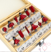 Rox Wood 0309 Ahşap Freze Seti 12 Parça (Sap: 6mm)