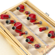 Rox Wood 0309 Ahşap Freze Seti 12 Parça (Sap: 6mm)