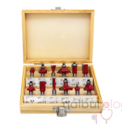 Rox Wood 0310 Ahşap Freze Seti 12 Parça (Sap: 8mm)