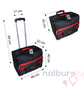 Rox 0339 Valiz Tip Tekerlekli İmperteks Bez Takım Çantası