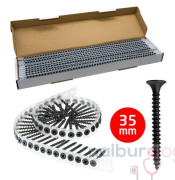 Rox 0344 Ahşap Şerit Vidası 3.5x35 mm (1000 Adet Vida)