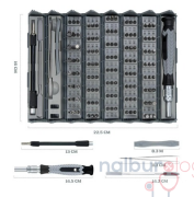 Rox 0307 Bits Uçlu Hassas Tornavida Seti 126 Parça