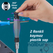 Rox 0307 Bits Uçlu Hassas Tornavida Seti 126 Parça