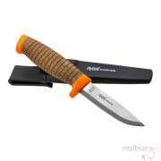 Rox Camping 0321 Bushcraft Plus Paslanmaz Çelik Kamp Bıçağı (Turuncu)