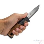 Rox Camping 0322 Bushcraft Plus Paslanmaz Çelik Kamp Bıçağı (Siyah)