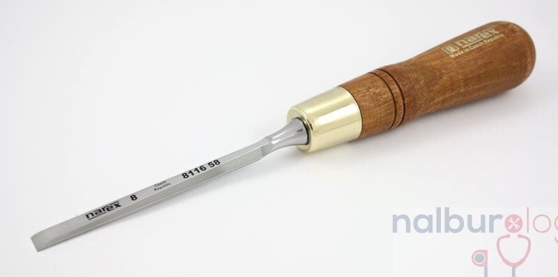 NAREX 811658 Premium Cilalı Marangozcu Düz Iskarpela 8 mm