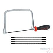 Rox 0353 Kauçuk Saplı Mini El Testeresi Seti 165 mm (6 Parça)
