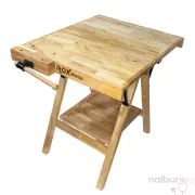 Rox Wood 0338 Mengeneli Katlanır Ahşap Marangoz Çalışma Tezgahı