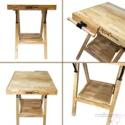 Rox Wood 0338 Mengeneli Katlanır Ahşap Marangoz Çalışma Tezgahı