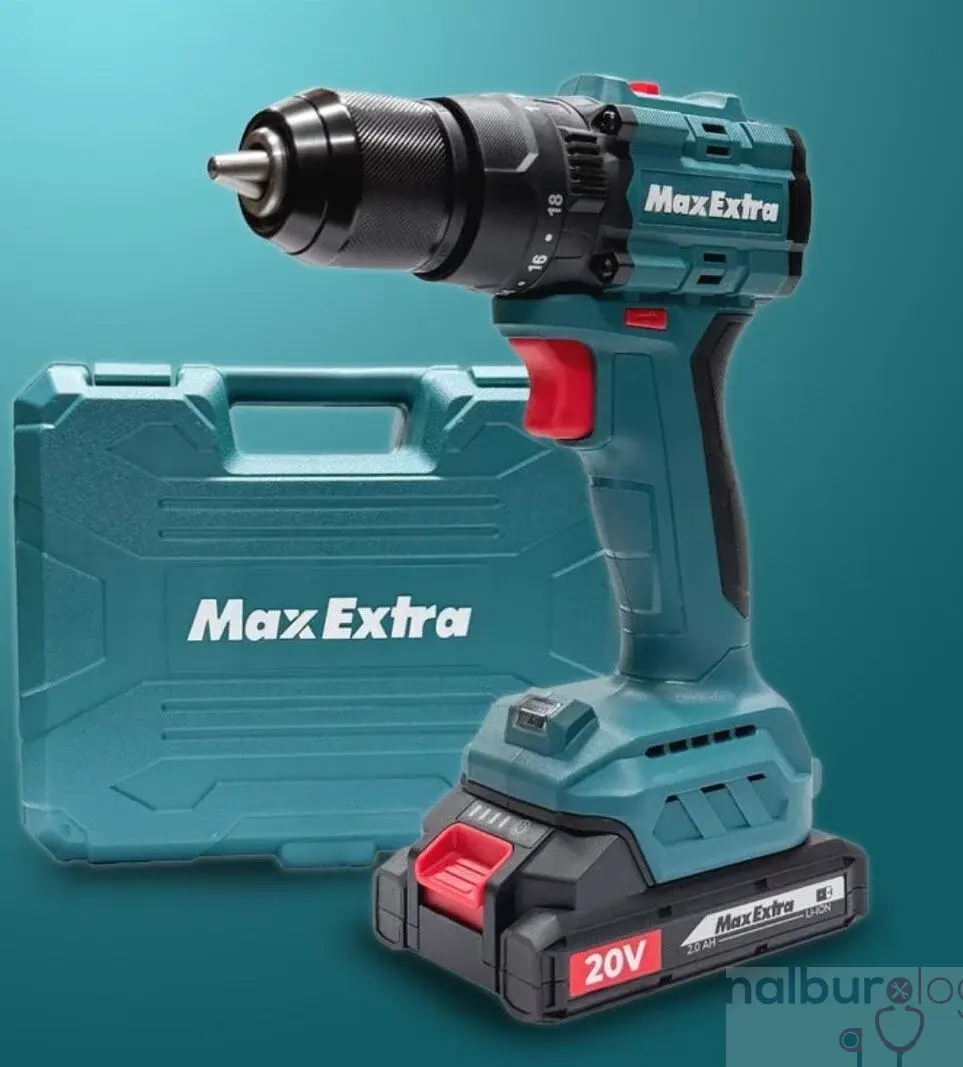 Max Extra MXP2960 Kömürsüz Çift Akülü Darbeli Matkap
