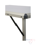 Nurgaz KMSA Büyük Campout Katlanır Kamp Masası MDF+Alüminyum