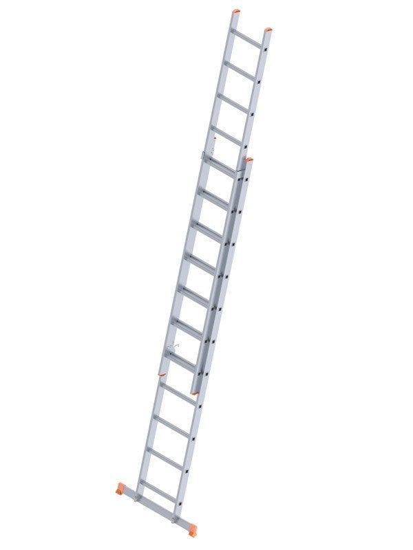 SARAYLI 2*11 Sürgülü Endüstriyel Merdiven (301x2=602 CM)