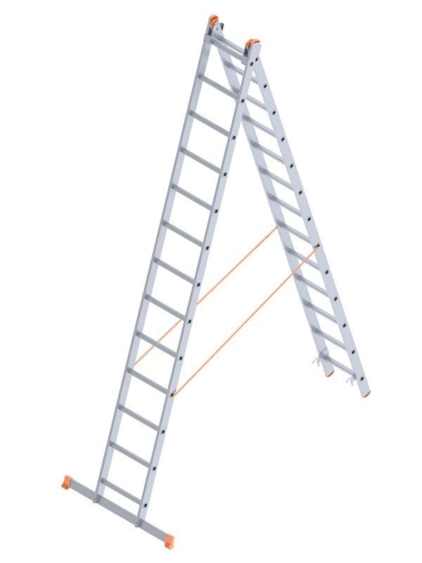 SARAYLI 2*13 A Tipi Endüstriyel Merdiven (355x2=710 CM)