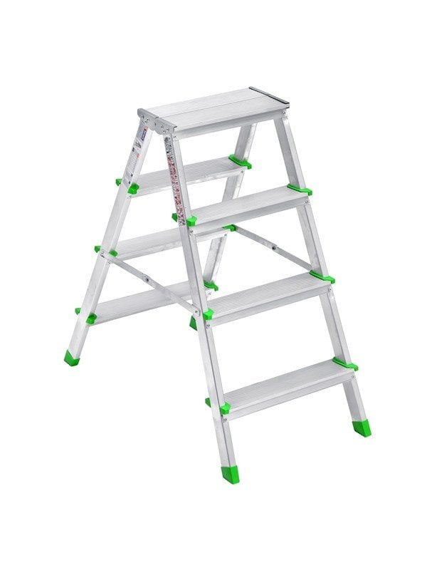 SARAYLI Alüminyum Çift Çıkışlı Ev Tipi Merdiven 4+4