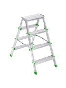 SARAYLI Alüminyum Çift Çıkışlı Ev Tipi Merdiven 4+4