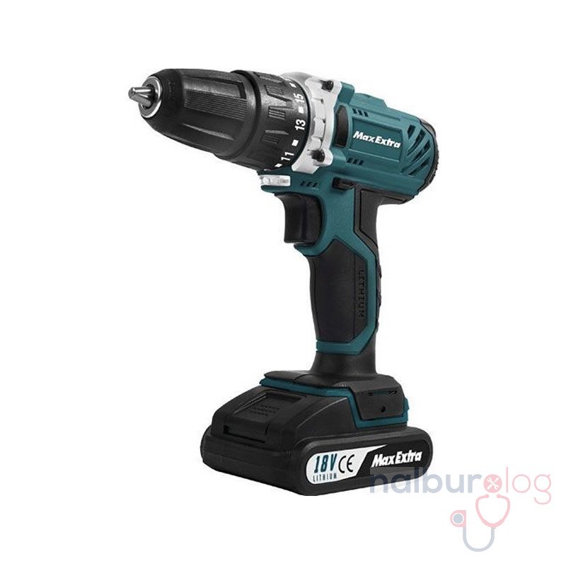 Max Extra MXP1960D 18V 1.5Ah Akülü Darbeli Matkap